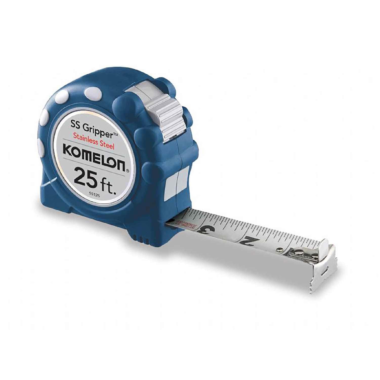 Komelon Self-Lock Tape Measure - 25 ft. x 1 in.