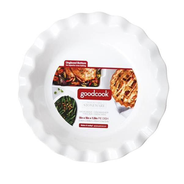 Goodcook 9 In. Stoneware Pie Dish