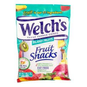 Welch'sÂ&reg; Island Fruits Fruit Snacks 5 oz. Package