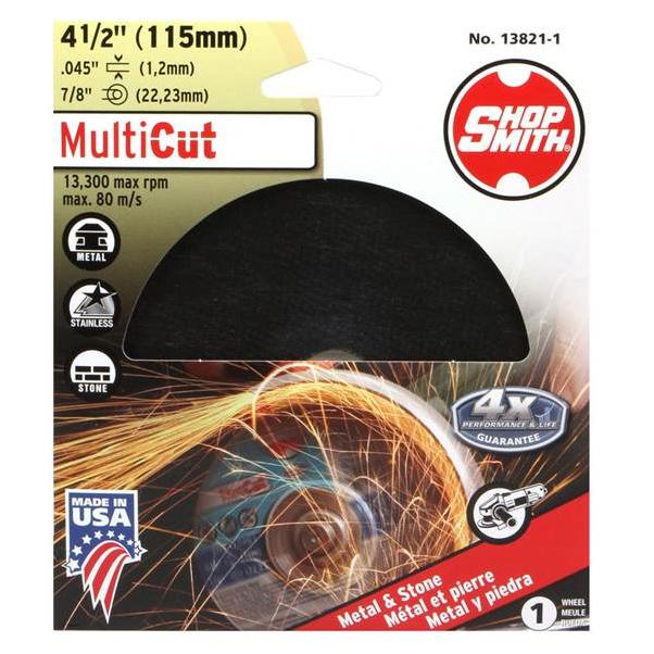 Gator Blade DualCut Type 27 4-1/2 In. x 0.098 In. x 7/8 In. Steel/Stainless/Wall Tile Cut-Off Wheel