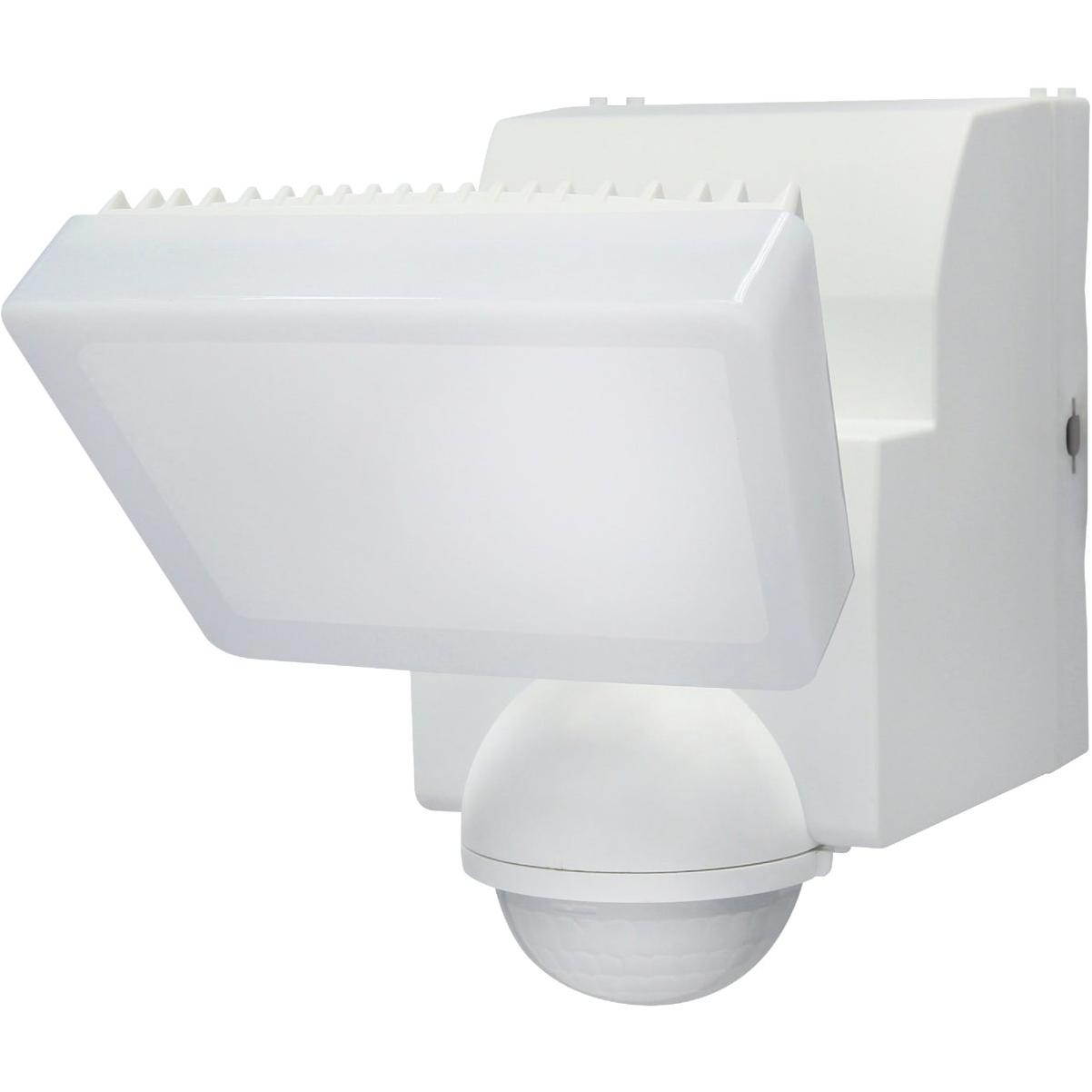 IQ America White 500 Lm. LED Motion Sensing Battery Operated 1-Head  Security Light Fixture | Hills Flat Lumber