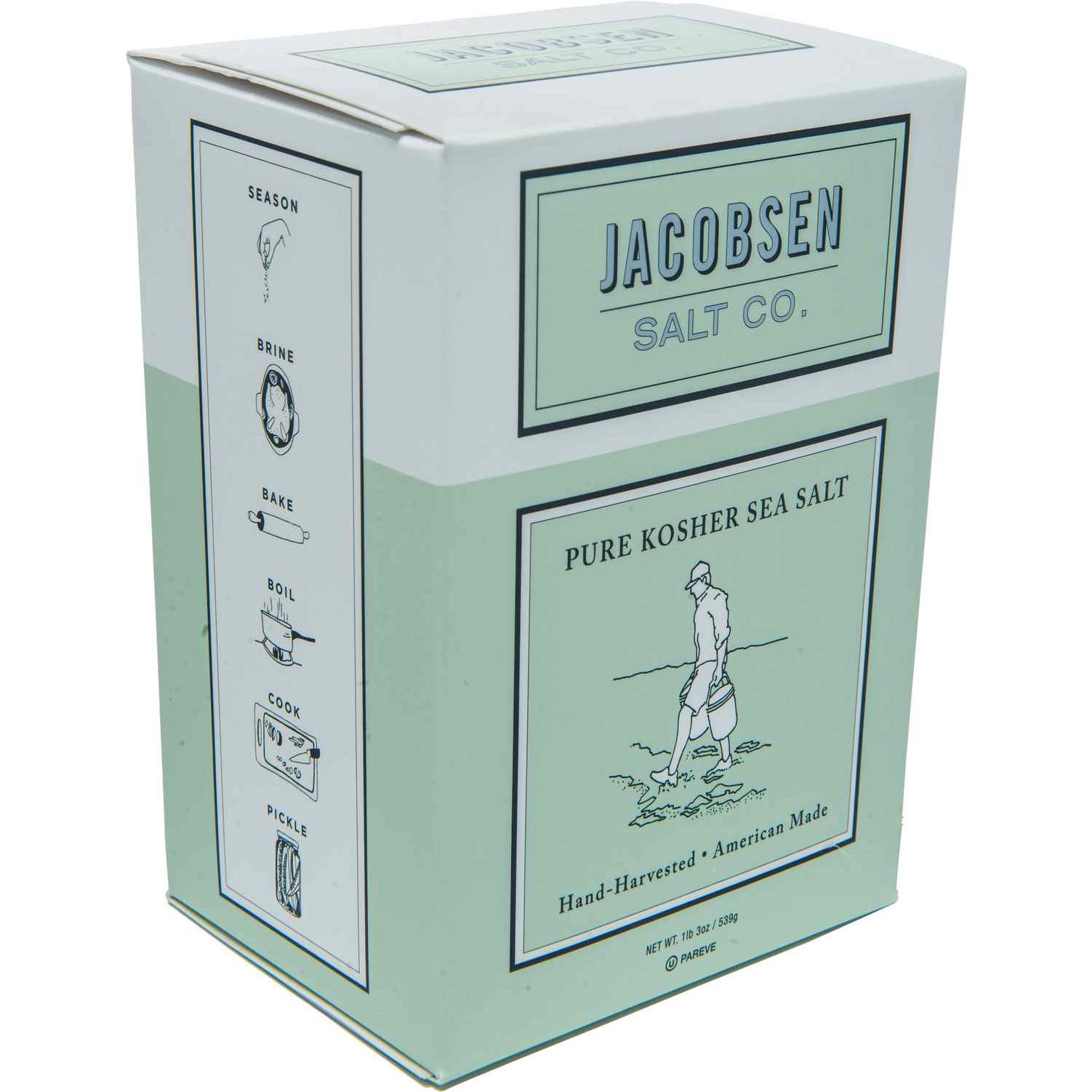 Jacobsen Salt Co. Pure Kosher Sea Salt 1 lb