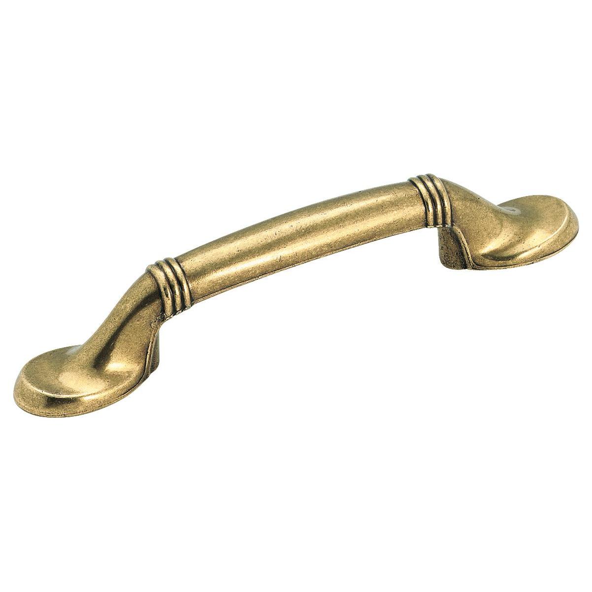 Amerock Brass and Sterling Traditions In Burnished Brass (077) Pull Traditions Cabinet Pull