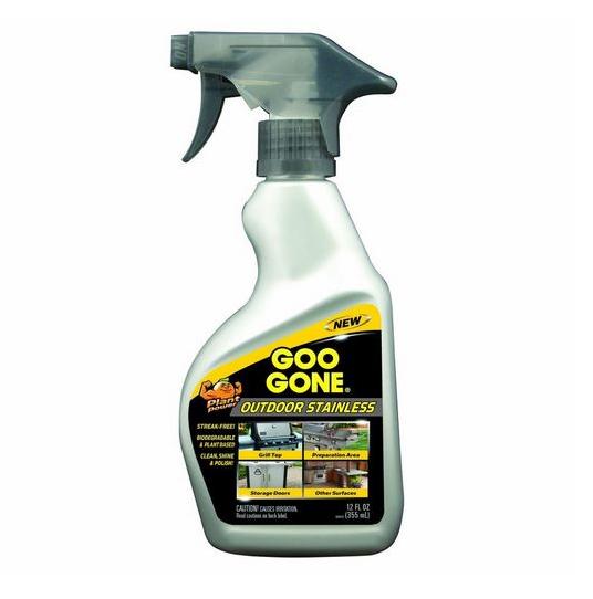 Goo Gone Outdoor Stainless Steel Grill Cleaner, 12oz