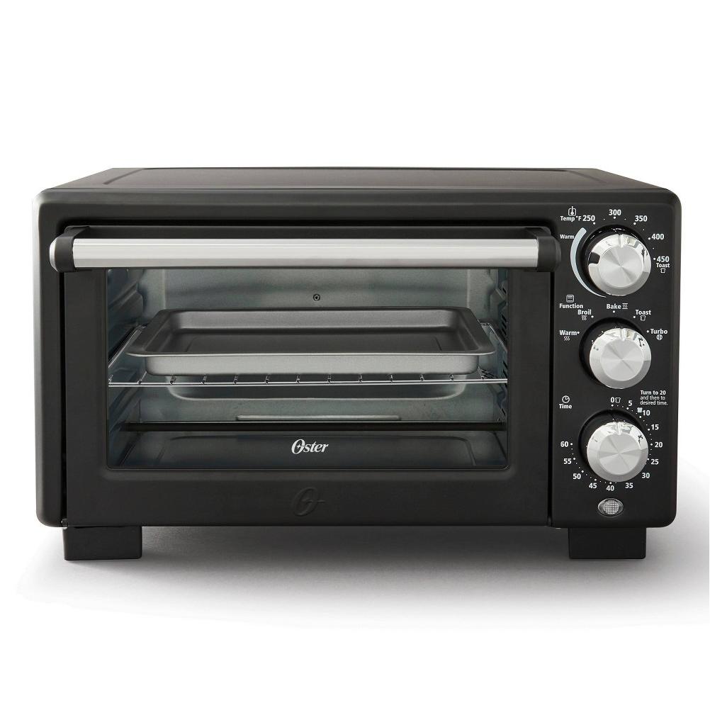 4-Slice Gray Toaster Oven