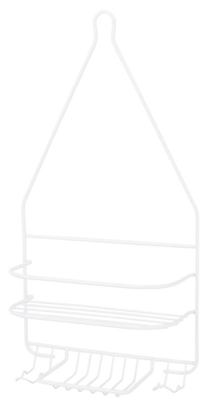 Homebasix SS-SC-25-PE-3L Small Shower Caddy, White