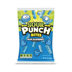Sour Punch Blue Raspberry Bite, 5 Ounce Bag -- 12 per case.