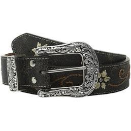 Nocona Women's Flower Embroidered Belt