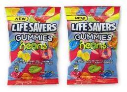 Gummies Neons Flavor Mix Candy Bag, 7 Ounces