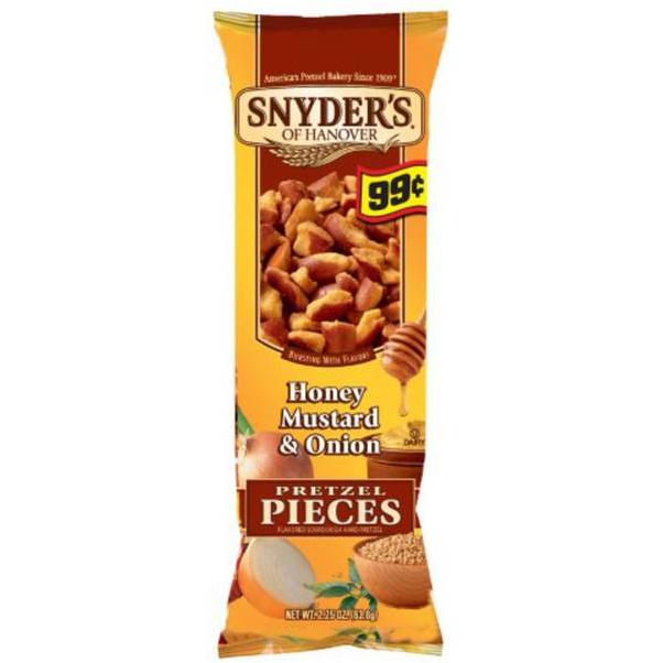 Snyder's of Hanover Honey Mustard & Onion Pretzel Pieces, 2.25 Oz