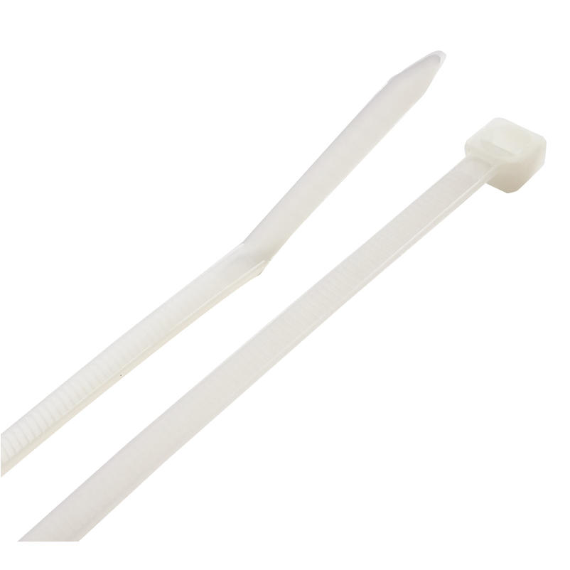 11 in. White Cable Ties, 100-Pack