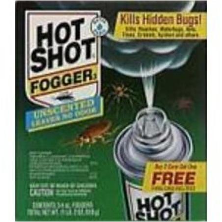 Hot Shot Fogger with Odor Neutralizer, 3 Count, 2 Ounce Pack of 2