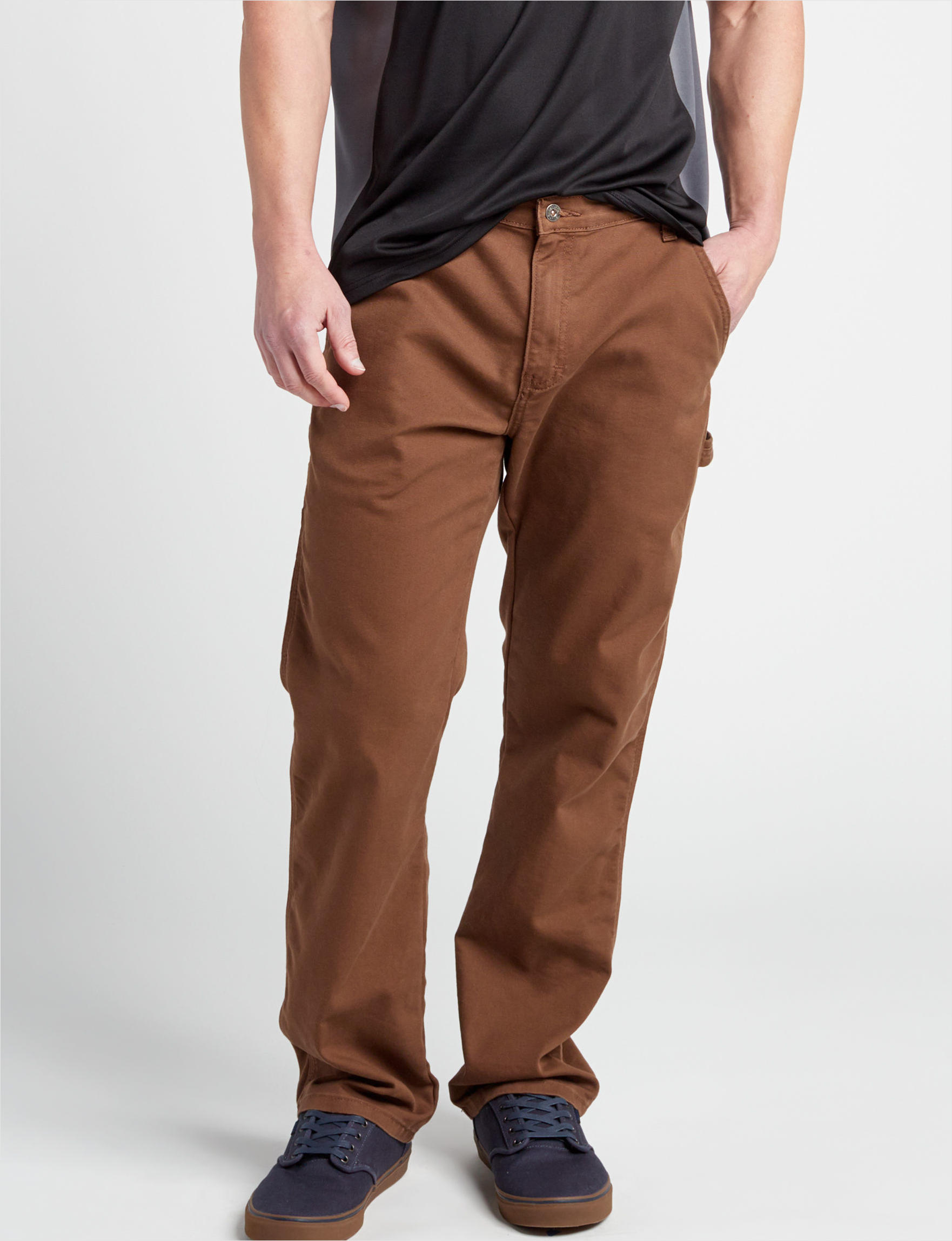Men's Dickies Flex Straight-Leg Tough Max Carpenter Pants, Size: 38X32,  Red/Coppr (Rust/Coppr)