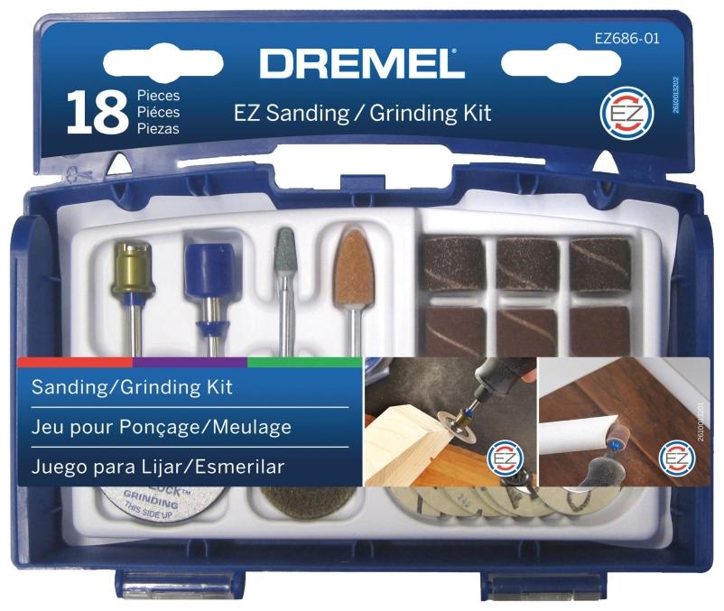 Dremel EZ Lock Sanding & Grinding Kit 18 Piece EZ727-01