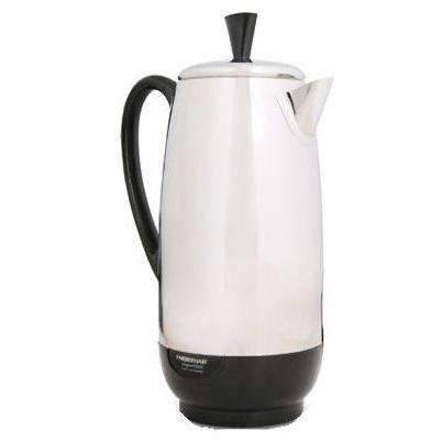 2-12 Cup* Electric Percolator, Stainless Steel, FCP412