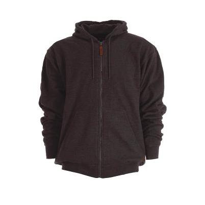 Berne Dark Brown Thermal-Lined Original Hooded Sweatshirt