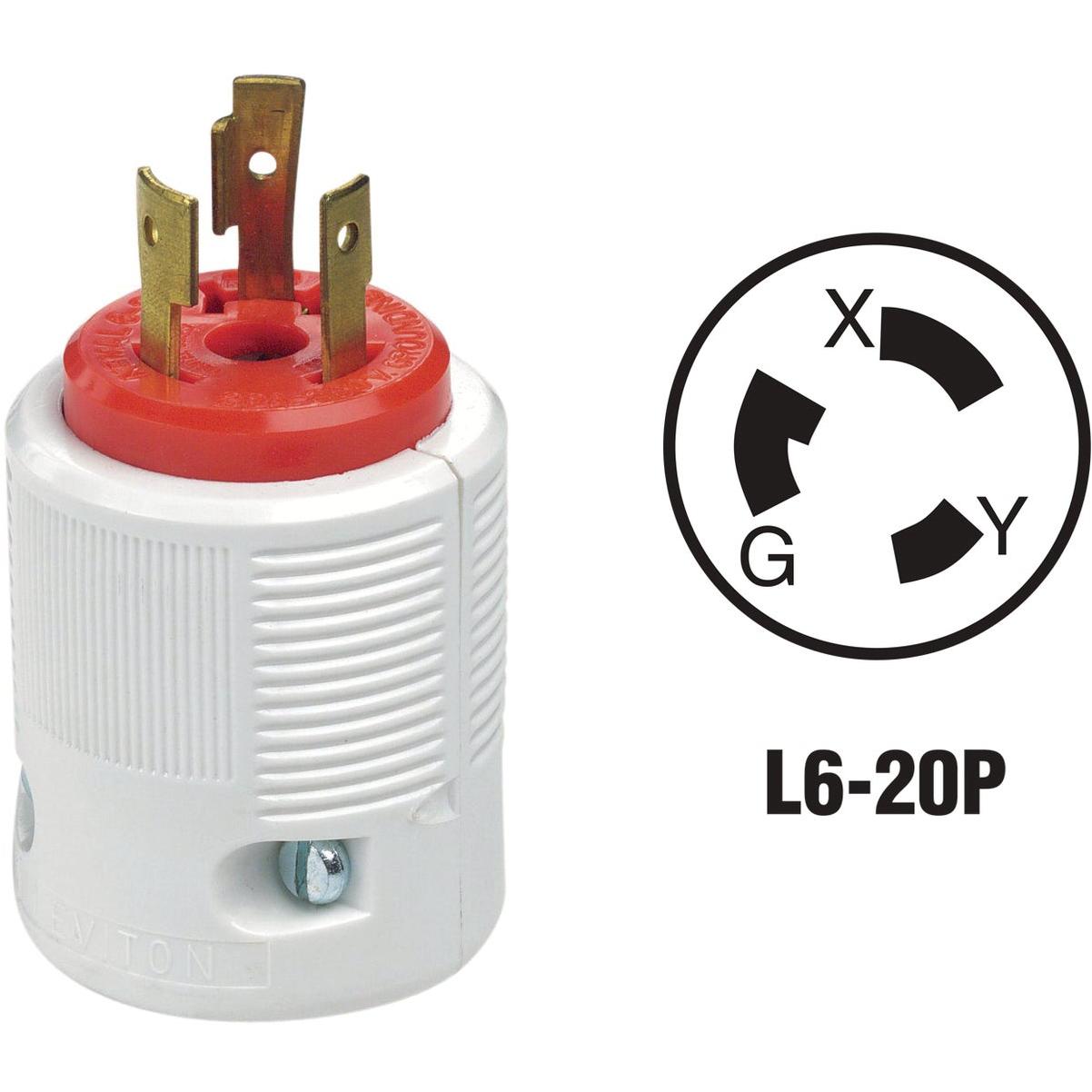 20a Commercial Grade Locking Cord Plug Model 022-70620lp