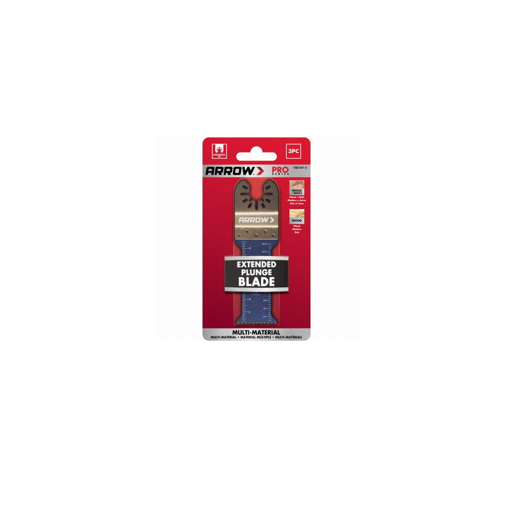 109138 1.25 in. Extended Plunge Blade - 3 Piece