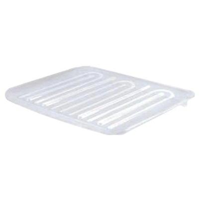 Rubbermaid Drain Tray, Clear Plastic, Large HEIGHTS TRUE VALUE