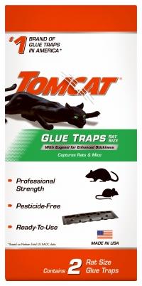 Tomcat Glue Traps, Mouse Size - 4 traps