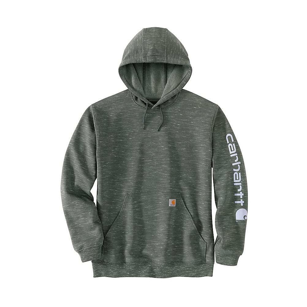 Carhartt Men's Midweight Signature Sleeve Logo Hooded Sweatshirt