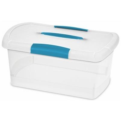 Sterilite Tuff1 Latching 30 Gallon Plastic Storage Tote Container & Lid (8 Pack)