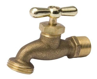 ProLine Hose Bibb Standard Brass 1/2" MPT x 3/4" MHT