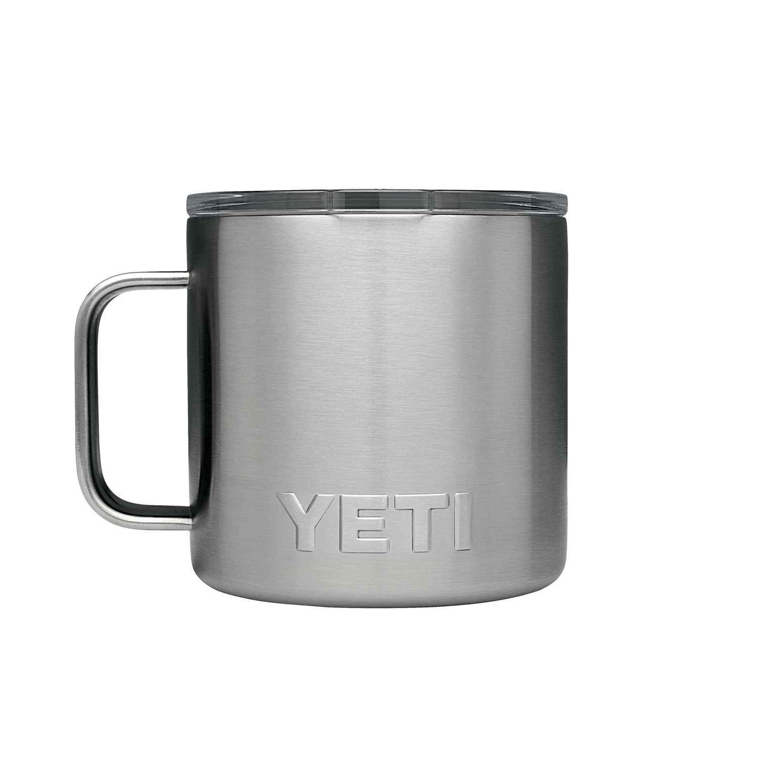 YETI Rambler 14 oz Mug, Vacuum Insulated, Stainless Steel with