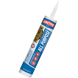 LOCTITE POLYSEAMSEAL 10 Oz. White Adhesive Caulk