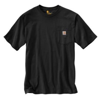 Carhartt Men's Workwear Pocket T-Shirt K87, Black, Medium Regular