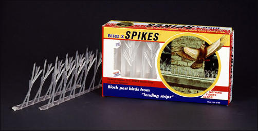 Bird X Polycarbonate Plastic 3 Ft. W. x 1 Ft. L. Bird Control Spikes
