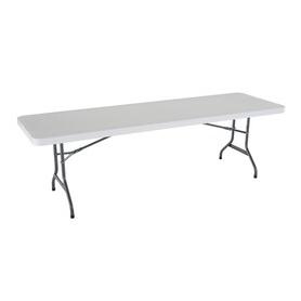 Lifetime 22980 8-Foot Folding Table White Granite