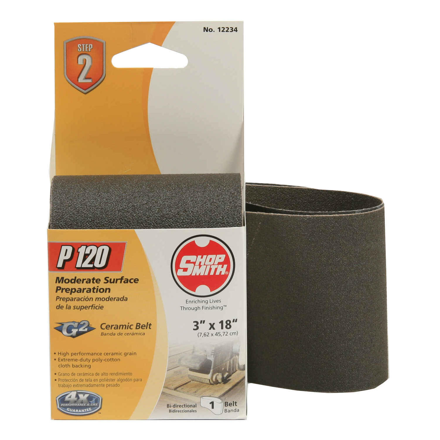 Gator Blade Platinum 3 In. x 18 In. 120 Grit Fine Heavy Duty Sanding Belt