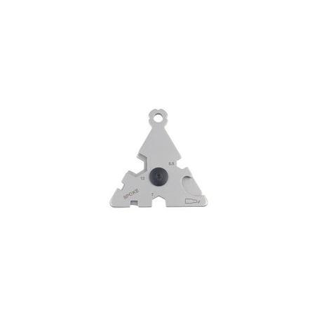 Triangle Multi-Function Bottle Opener Keychain