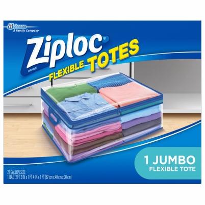 Ziploc Gallon Heavy Duty Freezer Bag With Gripper Zipper, 14 Count