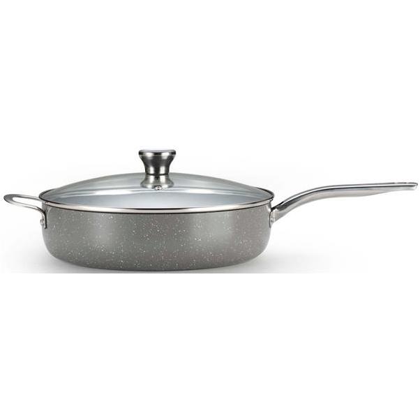 T-fal 5 qt. Ceramic Granite Saute Pan with Lid