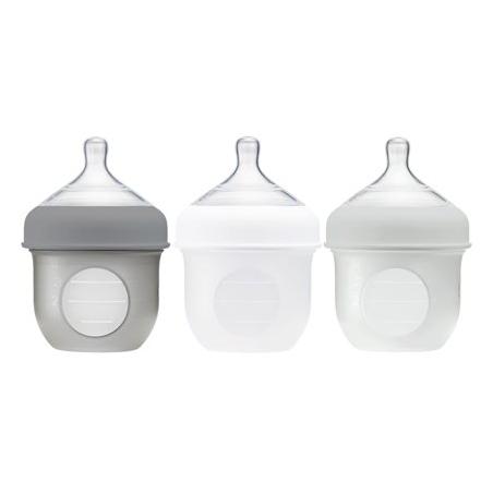 Boon NURSH Reusable Silicone Pouch Bottles - 4oz