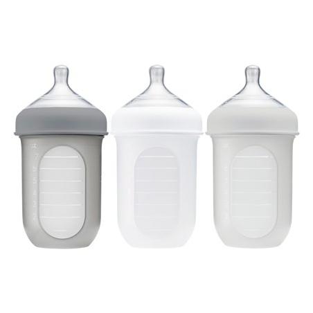 Boon NURSH Reusable Silicone Pouch 8 oz. Bottles - 3 Pack
