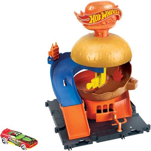 Mattel - Hot Wheels City Downtown Burger Drive-Thru Playset