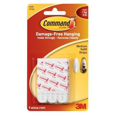 3M Command Large Foam Adhesive Strips 2 in. 31 L 9 PK