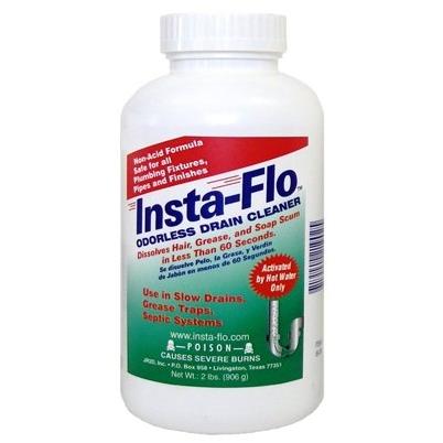 Insta-Flo Crystals Drain Cleaner 2 lb