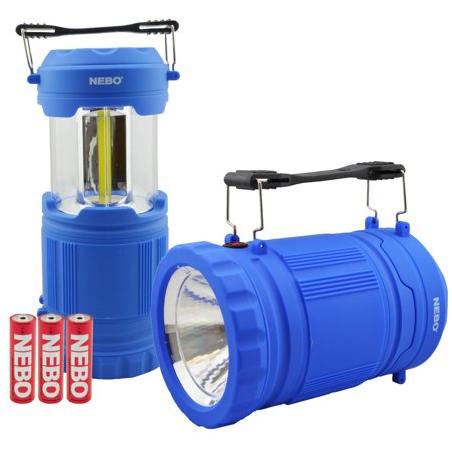 Nebo Poppy LED Spot Light Flashlight Lantern - Blue