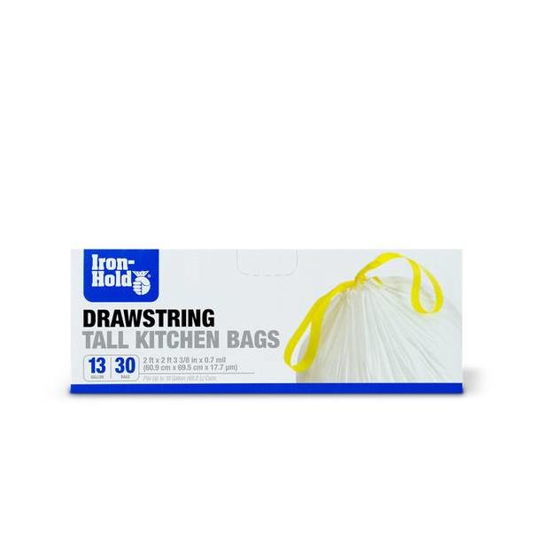 Husky HK39DSE27B Drawstring Compactor Yard Bags, 39 Gallon