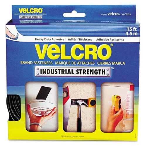 VELCRO Brand 2 In. x 15 Ft. Black Industrial Strength Hook & Loop Roll