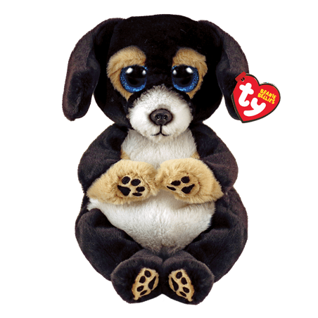 TY Beanie Baby (Beanie Bellies) - RANGER the Black Dog (6 Inch) Stuffed Animal Plush