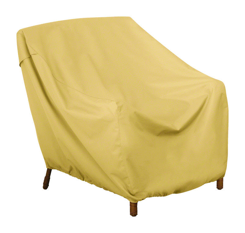 Classic Accessories 35 In. W. x 30 In. H. x 36 In. L. Tan Polyester/PVC Chair Cover