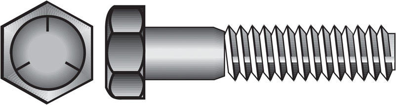 Hillman 6‑Inch Hex Head Cap Screw – 1/2‑Inch Drive, Heat‑Treated Zinc‑Coated, Grade 5 Steel, 25‑Piece Box