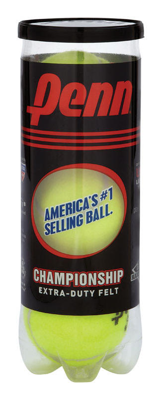 Penn Extra-Duty Felt Championship Tennis Ball (3-Pack)