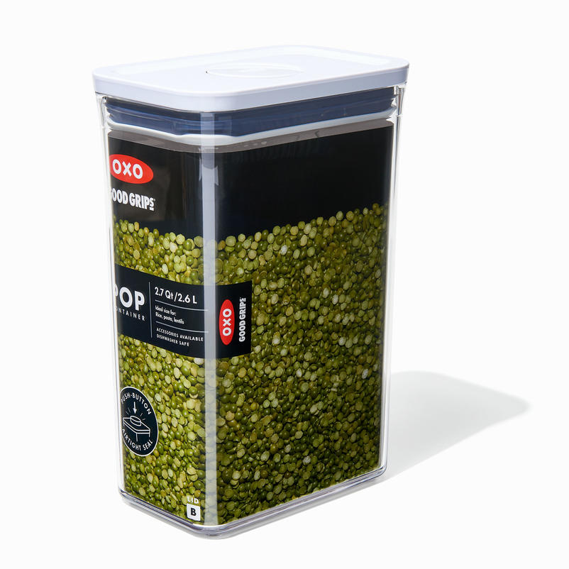 OXO Steel Pop Container | Medium Rectangle 2.7-Quart