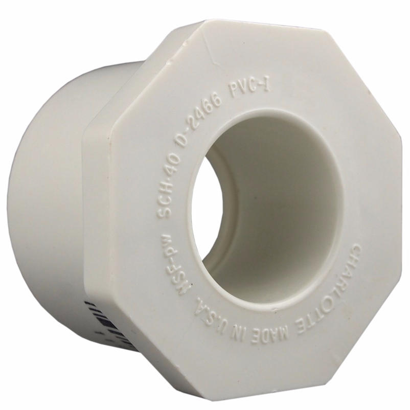 Charlotte Pipe Schedule 40 4 in. Spigot X 3 in. D Slip PVC Reducing Bushing 1 pk Boulevard